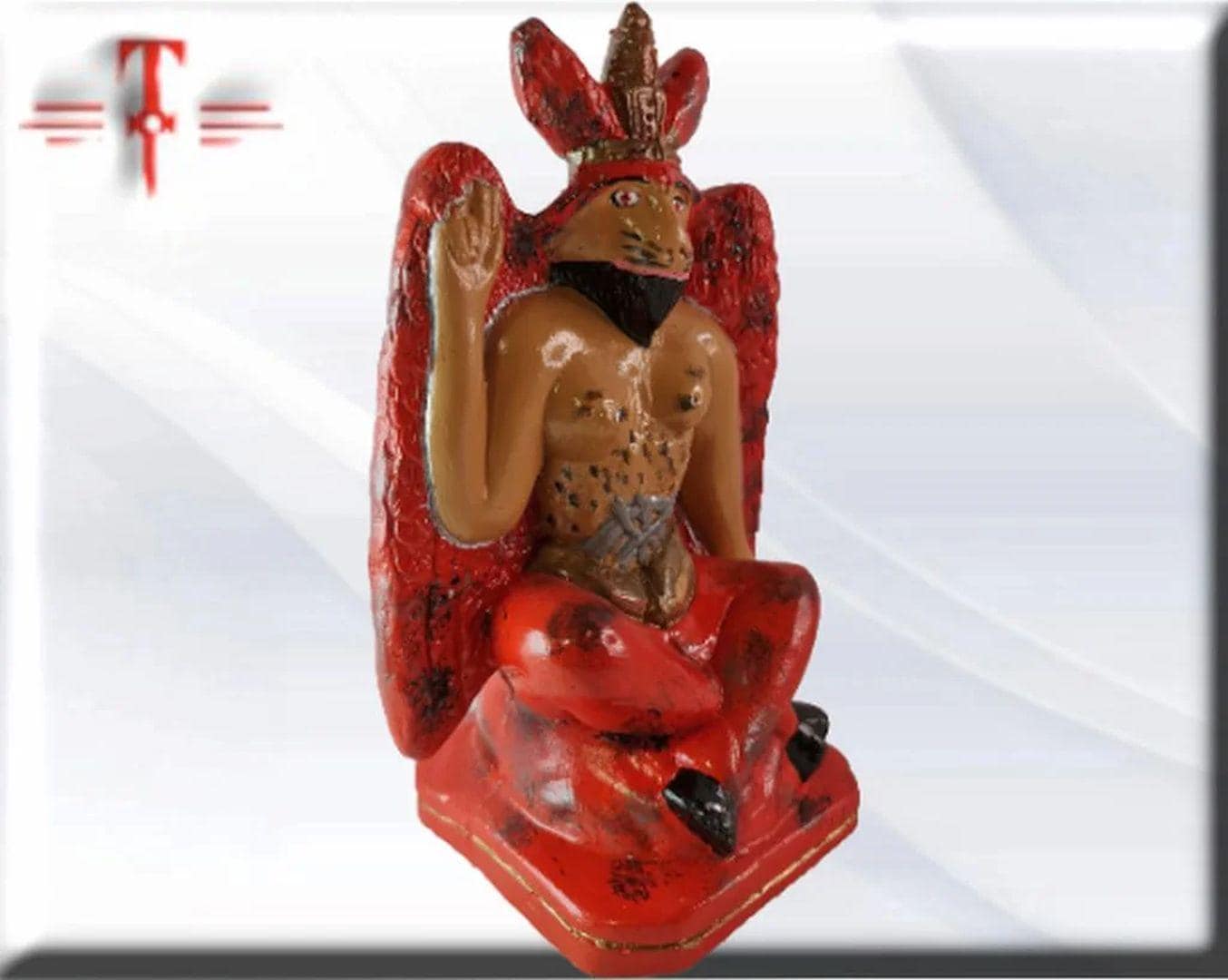 Figura Yeso Exú Belzebú , Candomble , kimbisa, Umbanda