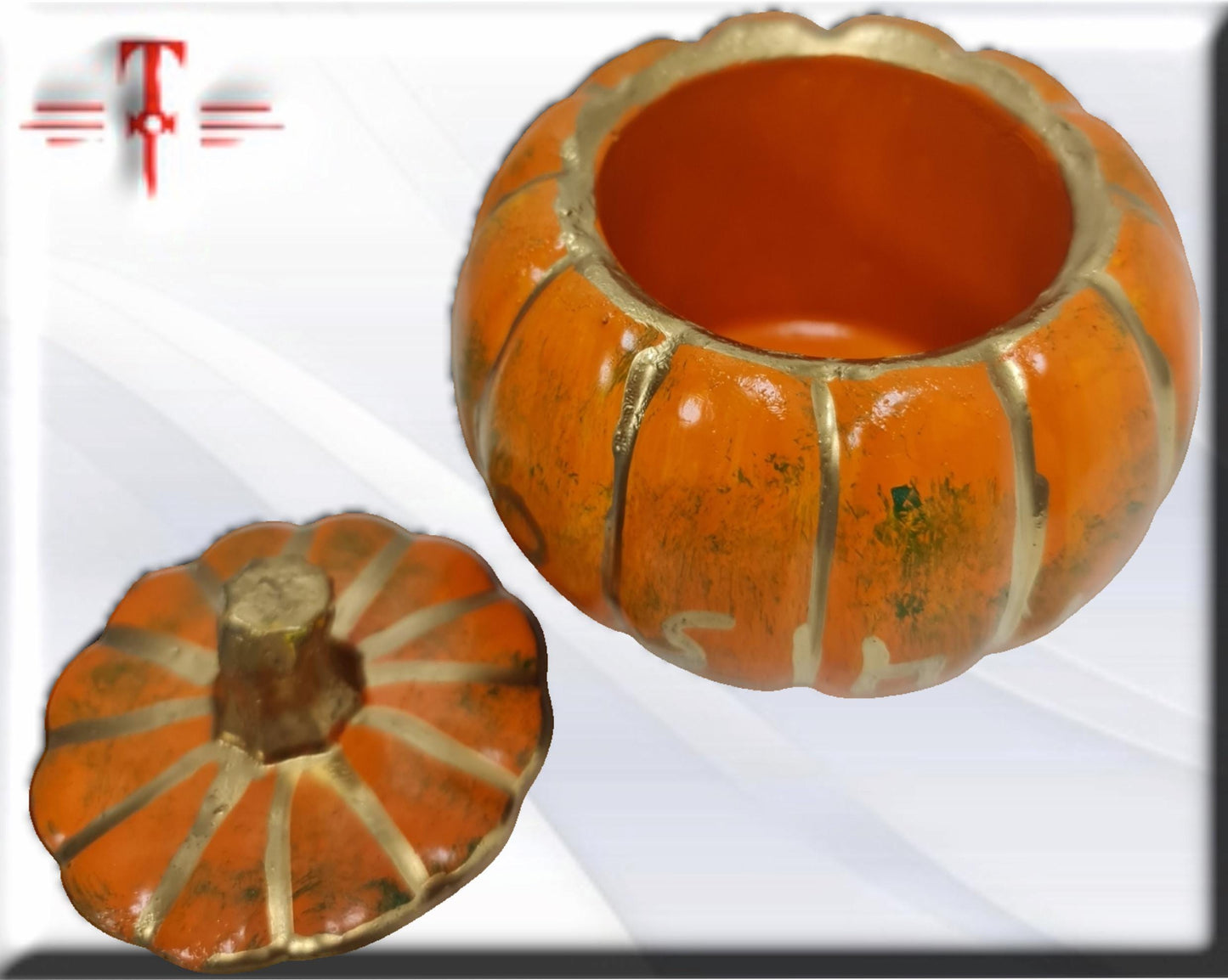 Calabaza cajita para la oricha Oshún , santería yoruba lucumí