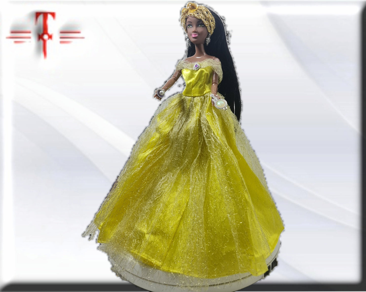 Muñeca Orisha Oshún , Diosa de las aguas dulces , Deidad del Panteón Yoruba