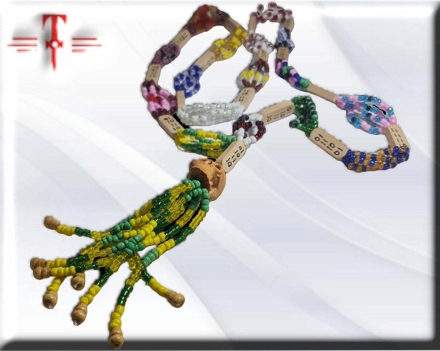 Collar Ogbe Yonó Haya - Babalawo - Santeria Palo Mayombe
