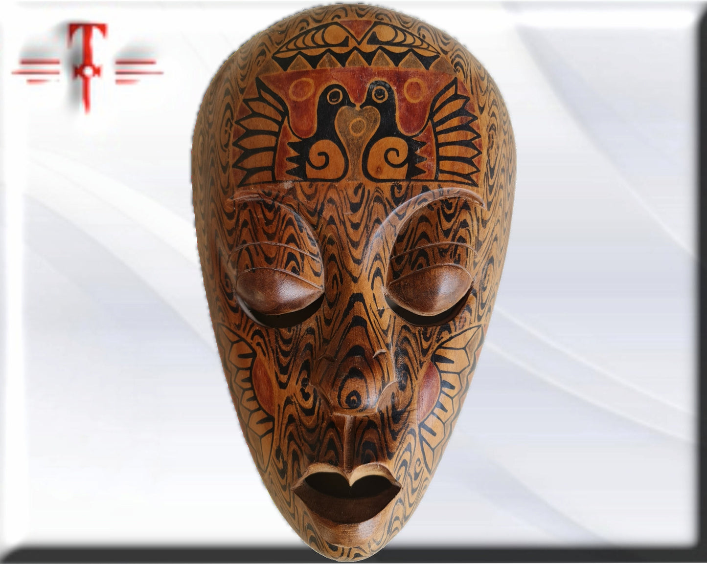 Máscara Gouro Costa de Marfil , arte Africano