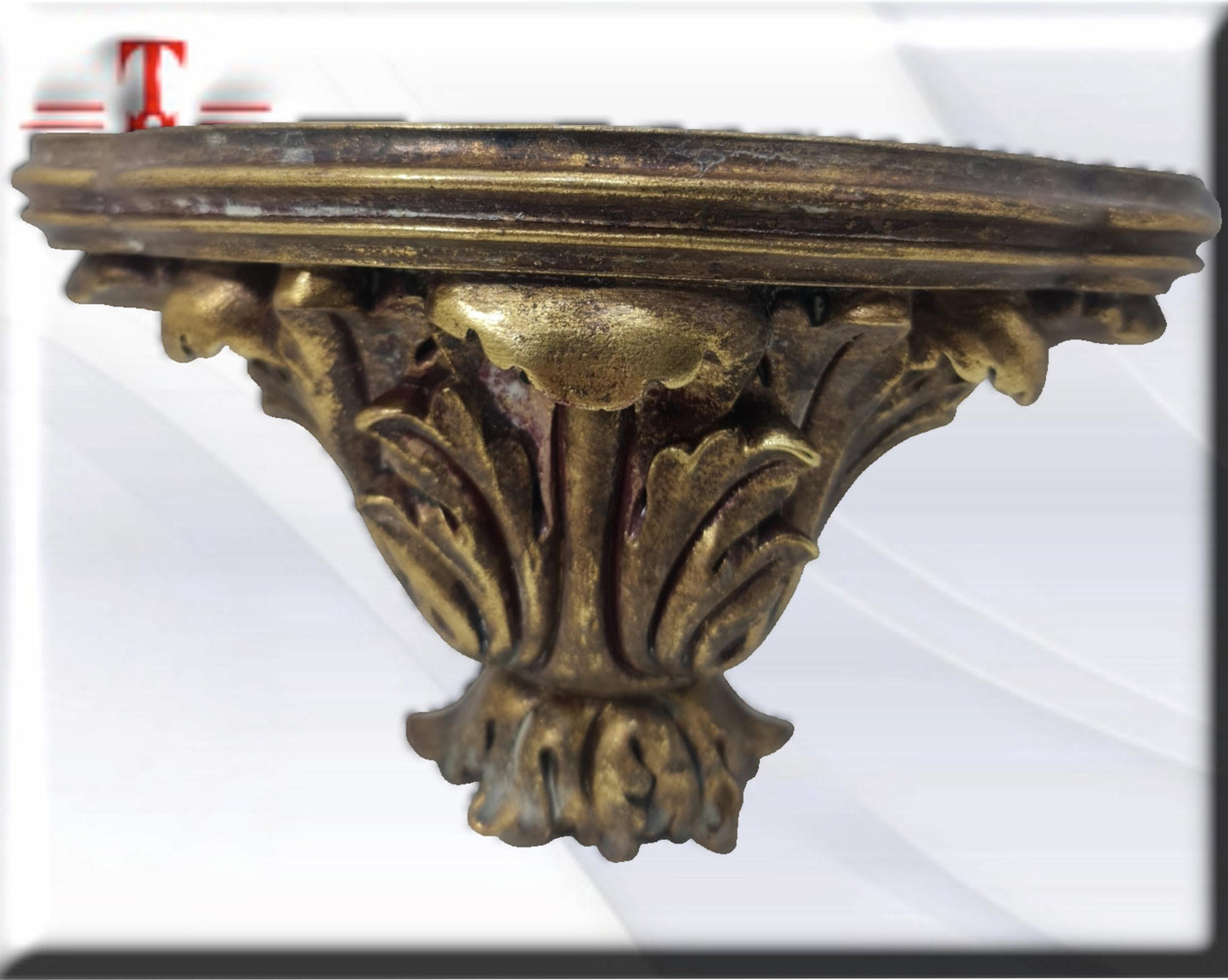 Mensula dorada para santo , Santos y Vírgenes católicos , productos Religiosos