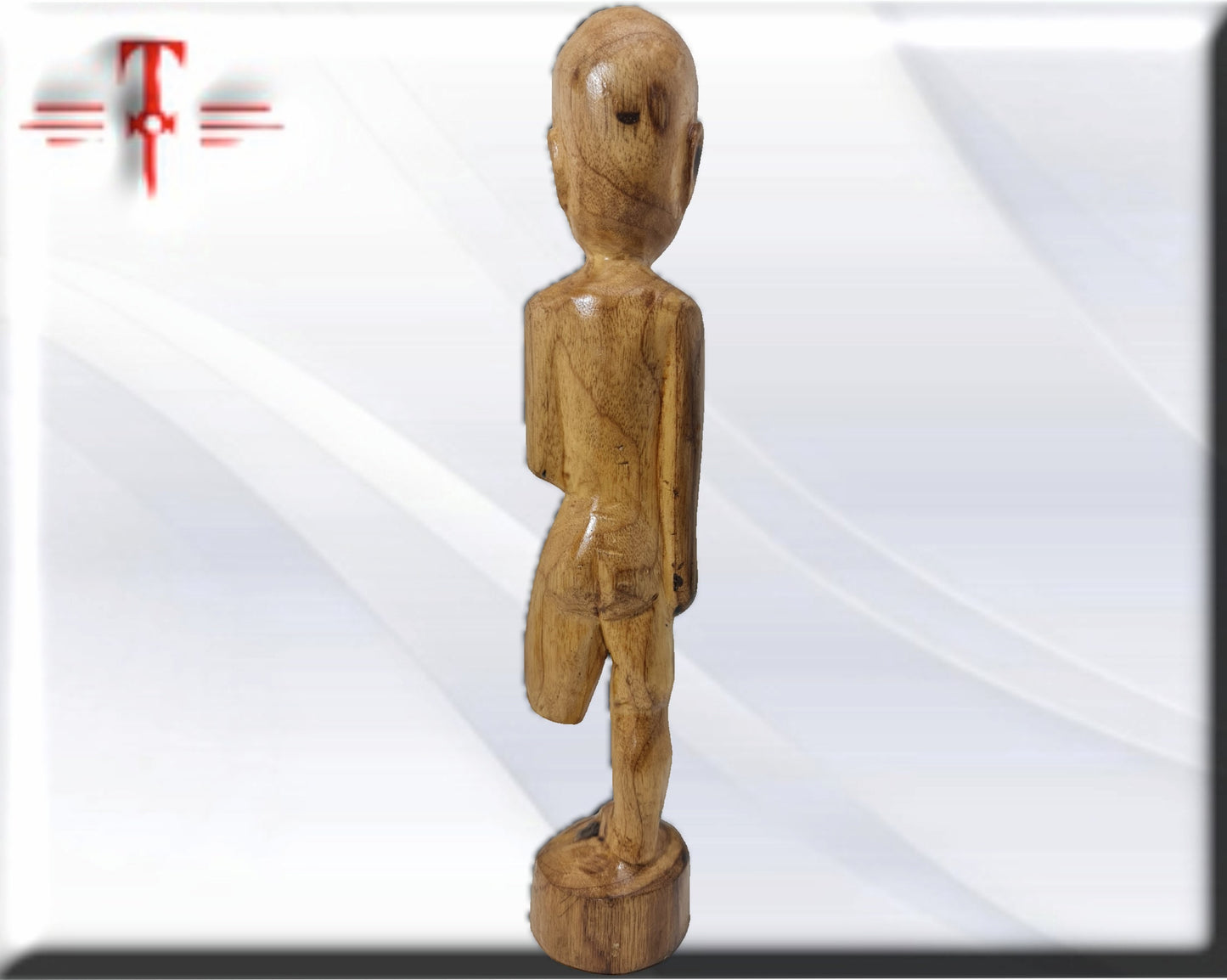Muñeco Osaín madera - santería , yoruba, lucumí