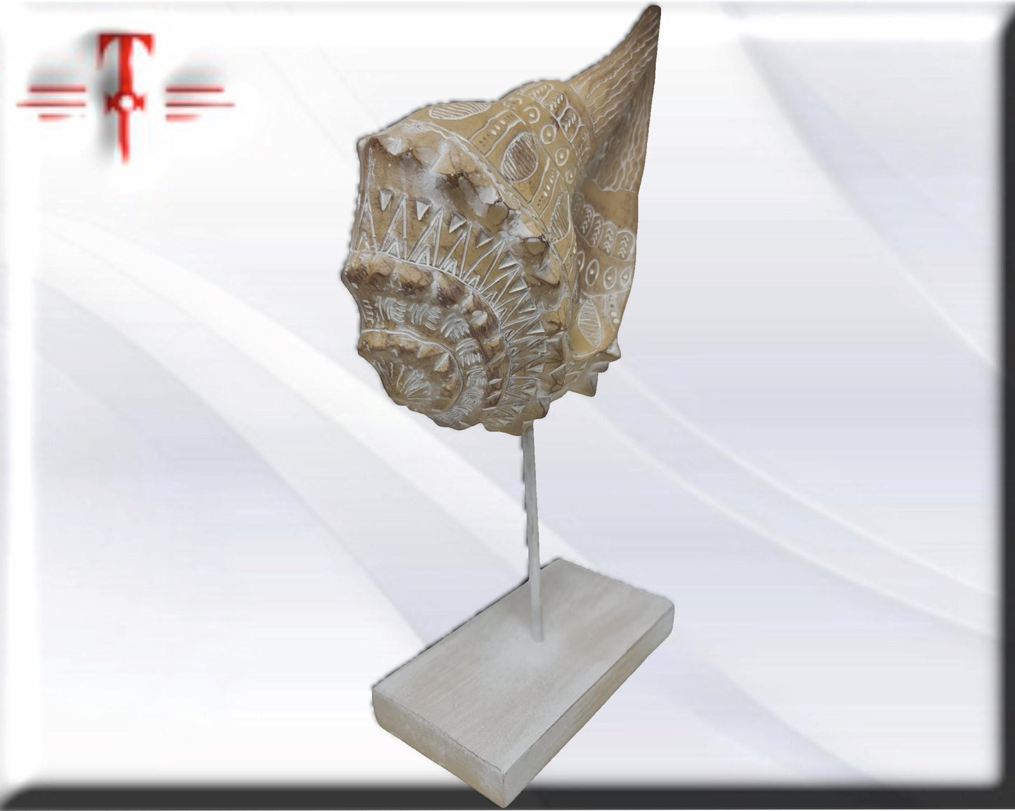 Carved Seashell Mystical Home Decor