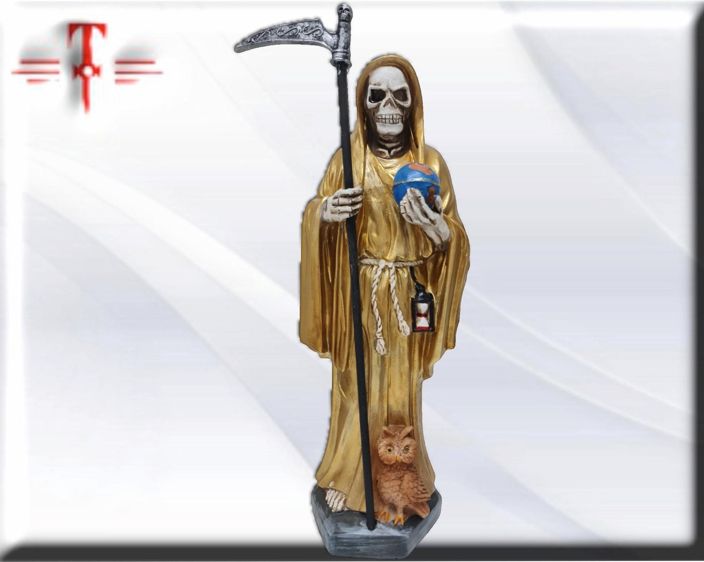 Estatua Santa Muerte 28cm , Santísima Muerte , deidades , mitología