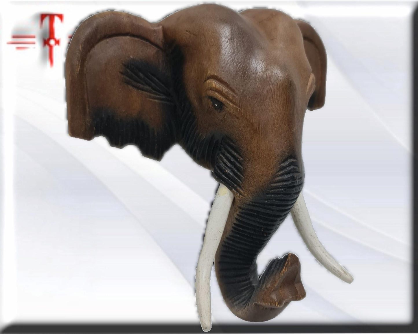 Mascara Elefante , Indonesia , hecho a mano
