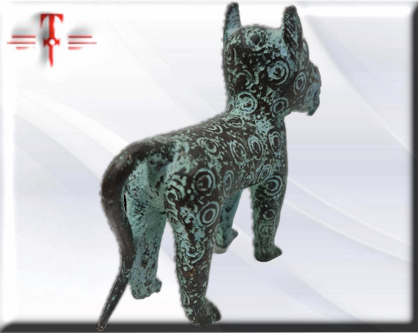 Leopardo Benin , arte africano