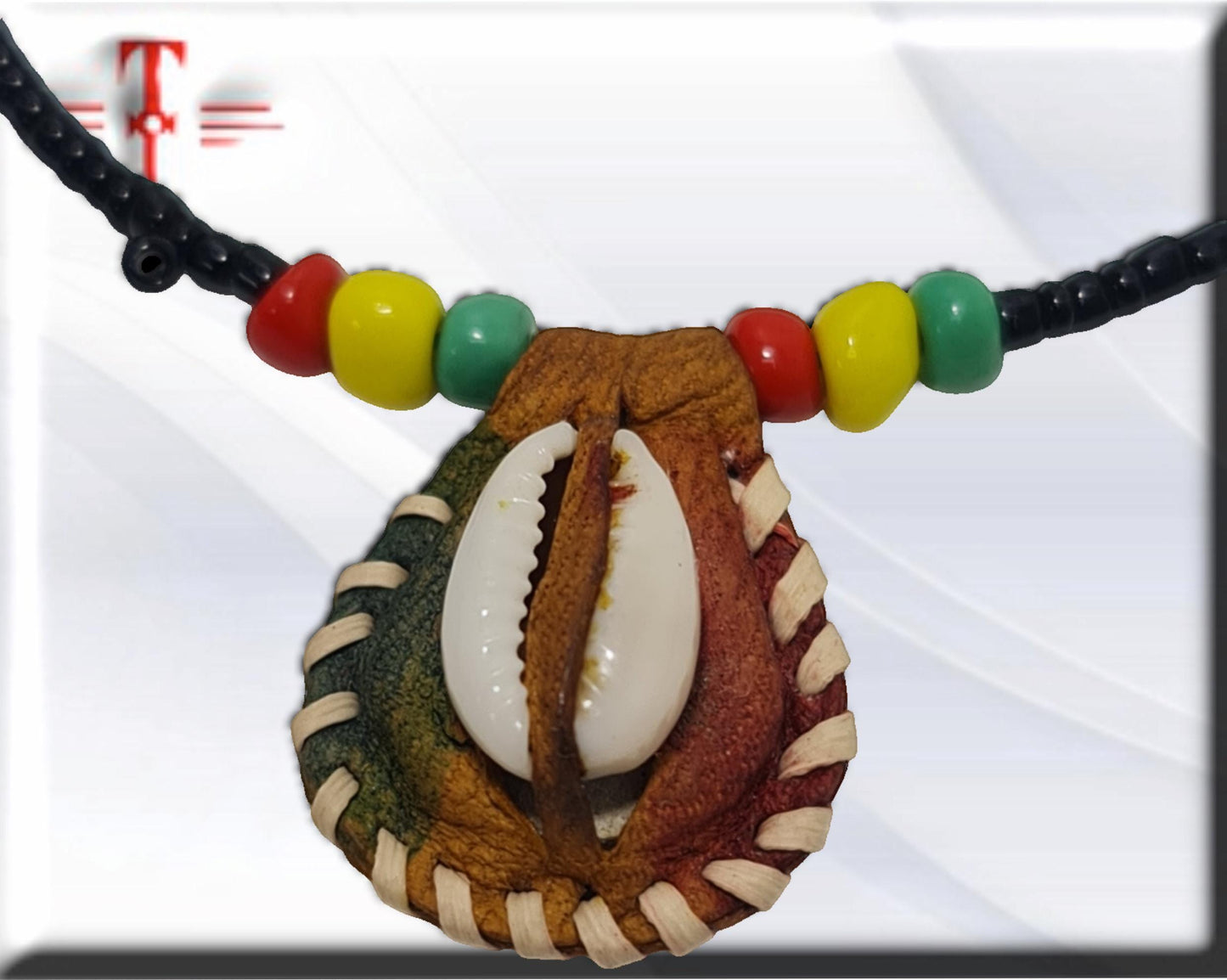 Lucky leather pendant, Original from Benin , amulet