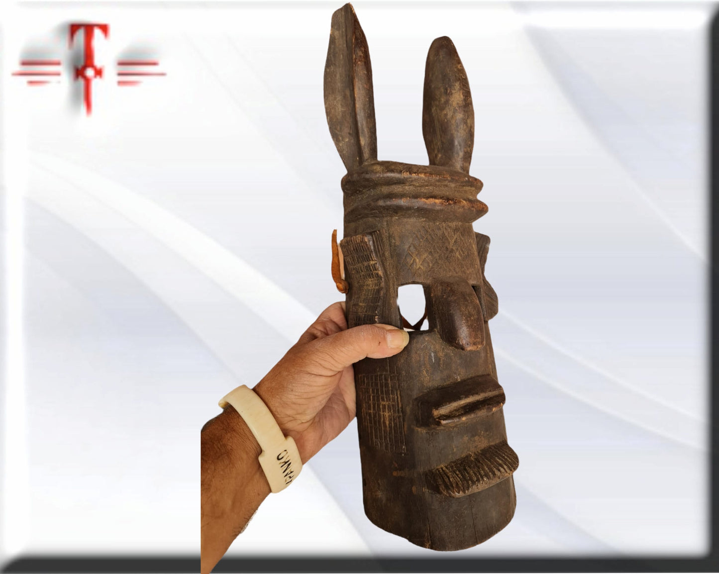 Antigua mascara Bamun Camerun arte africano