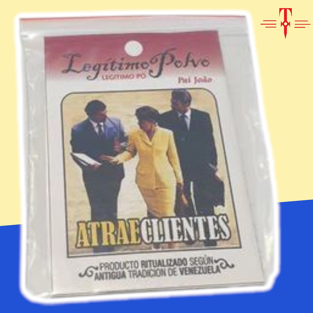 Polvos atrae clientes