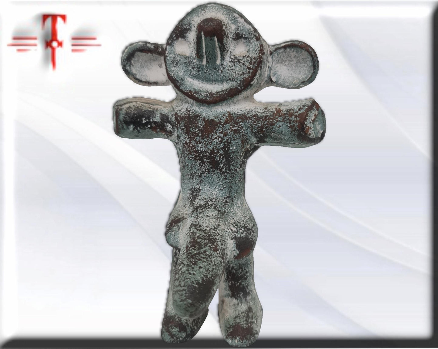 Estatua de hierro de muñeco viril , articulos esotéricos y religiosos