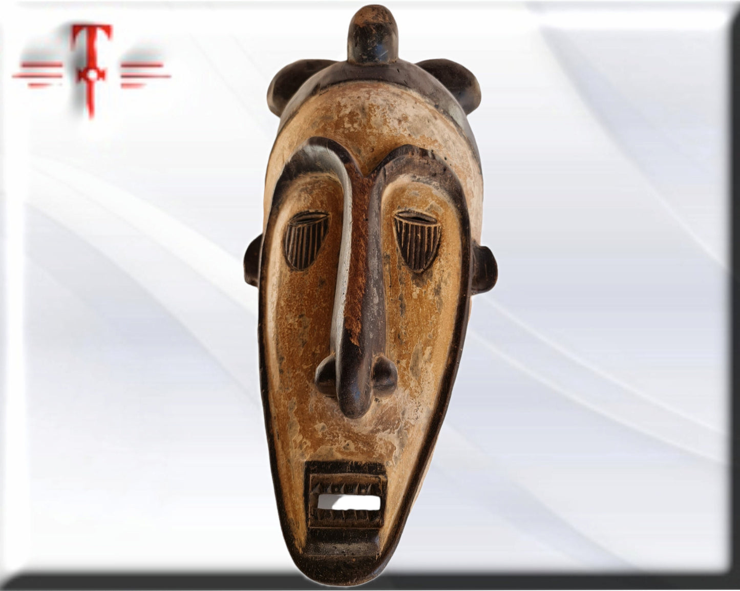 Máscara Kwese Congo Arte africano , galería arte africano , antiguedad