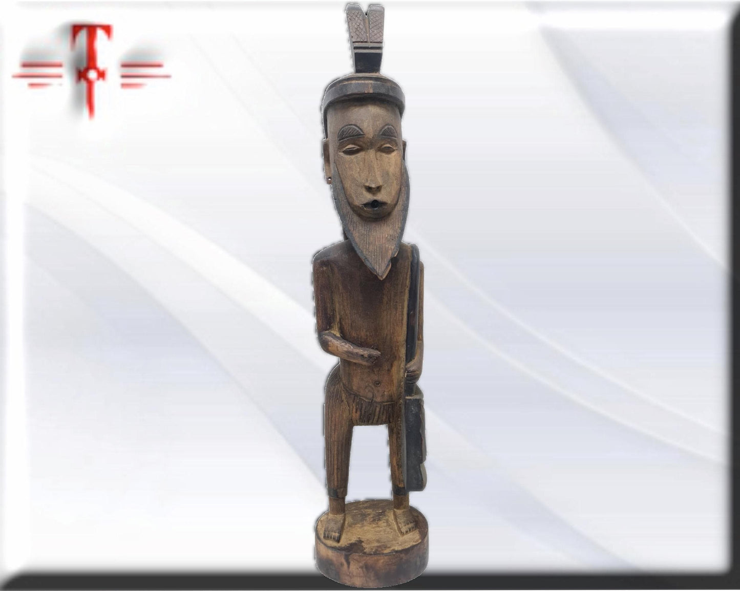 Estatua fetiche mensajero Mali , arte africano , Galería de arte , antigüedad