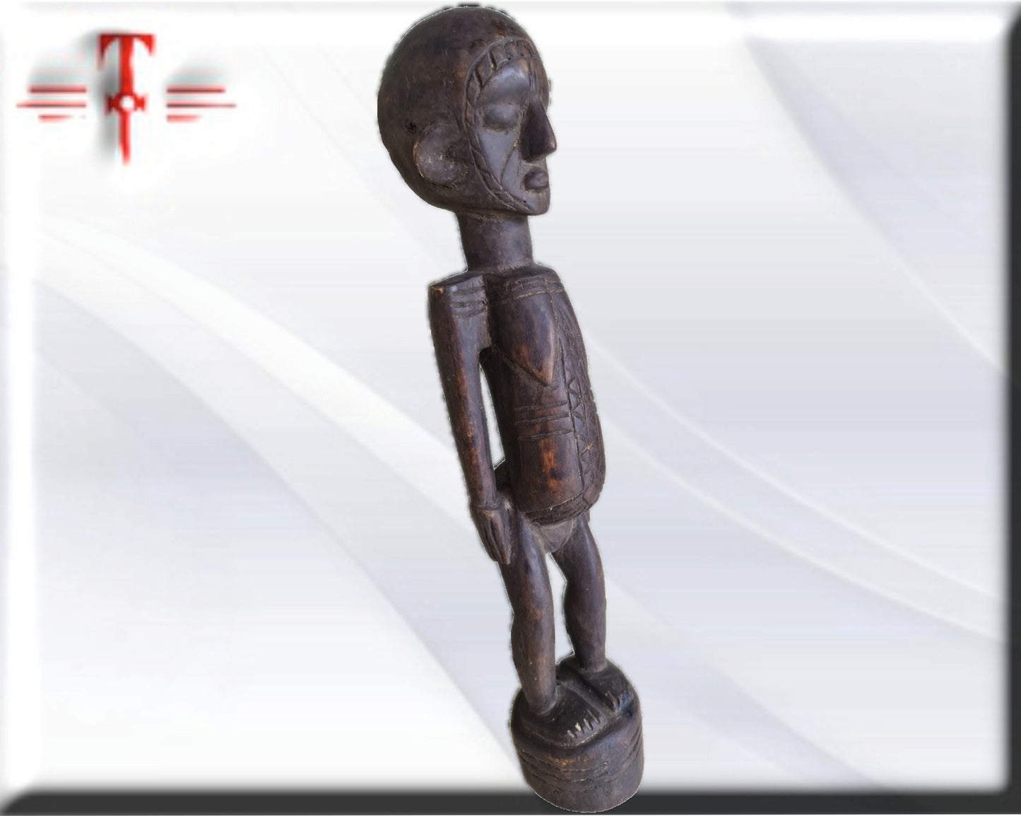 Fetiche Magbetu Congo Tribal , arte Africano , Galería de arte , hecho a mano