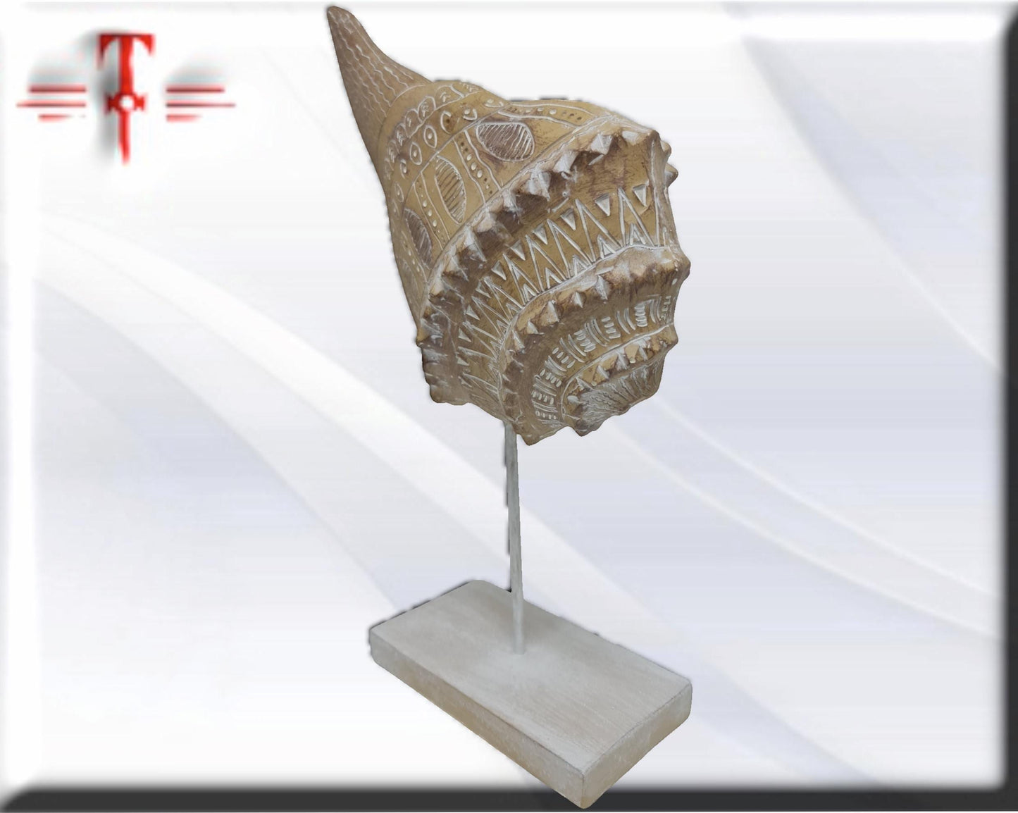 Carved Seashell Mystical Home Decor