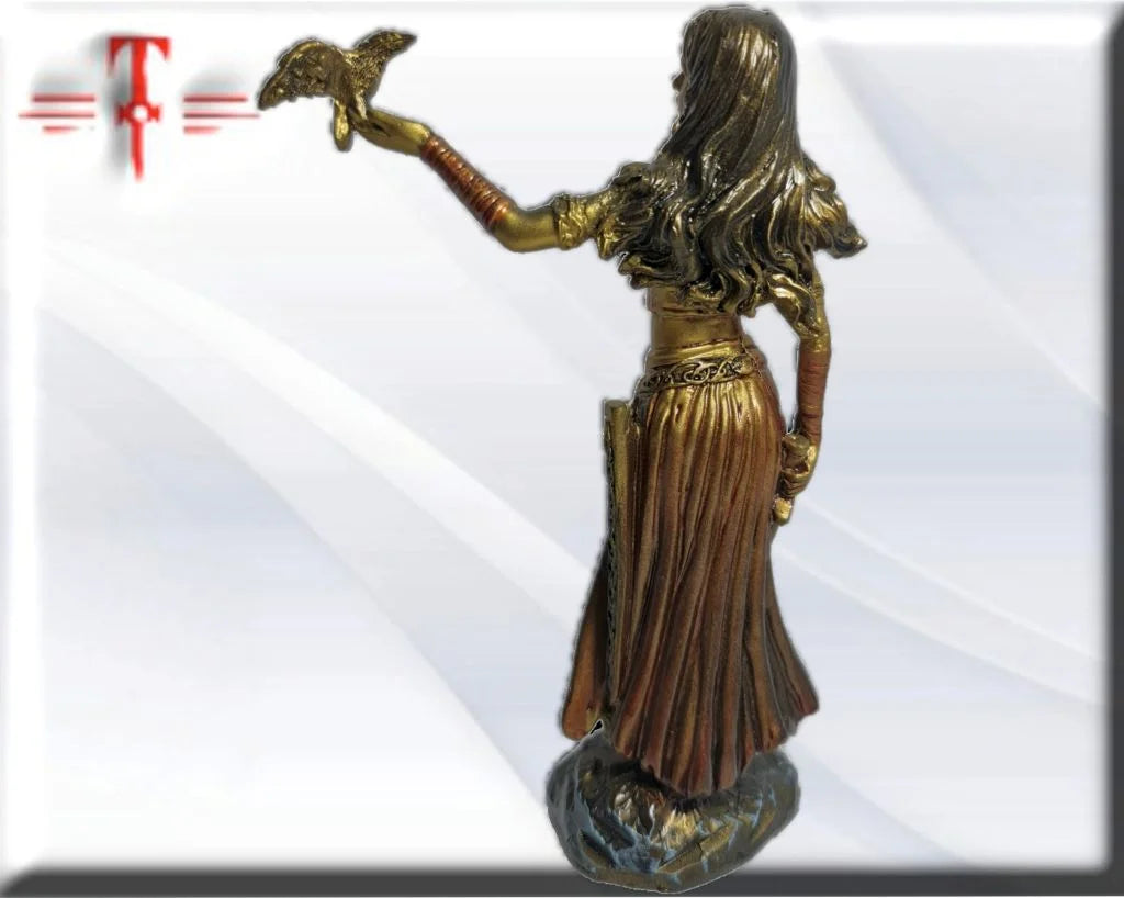 Statue des Gottes Dagda, mythologische Götter, esoterische und religiöse Gegenstände, handbemalt