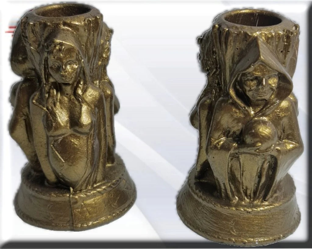 Porta vela Triple diosa wicca