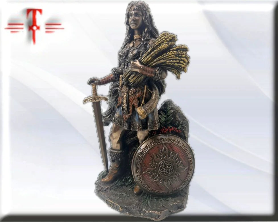 Statue des Gottes Dagda, mythologische Götter, esoterische und religiöse Gegenstände, handbemalt