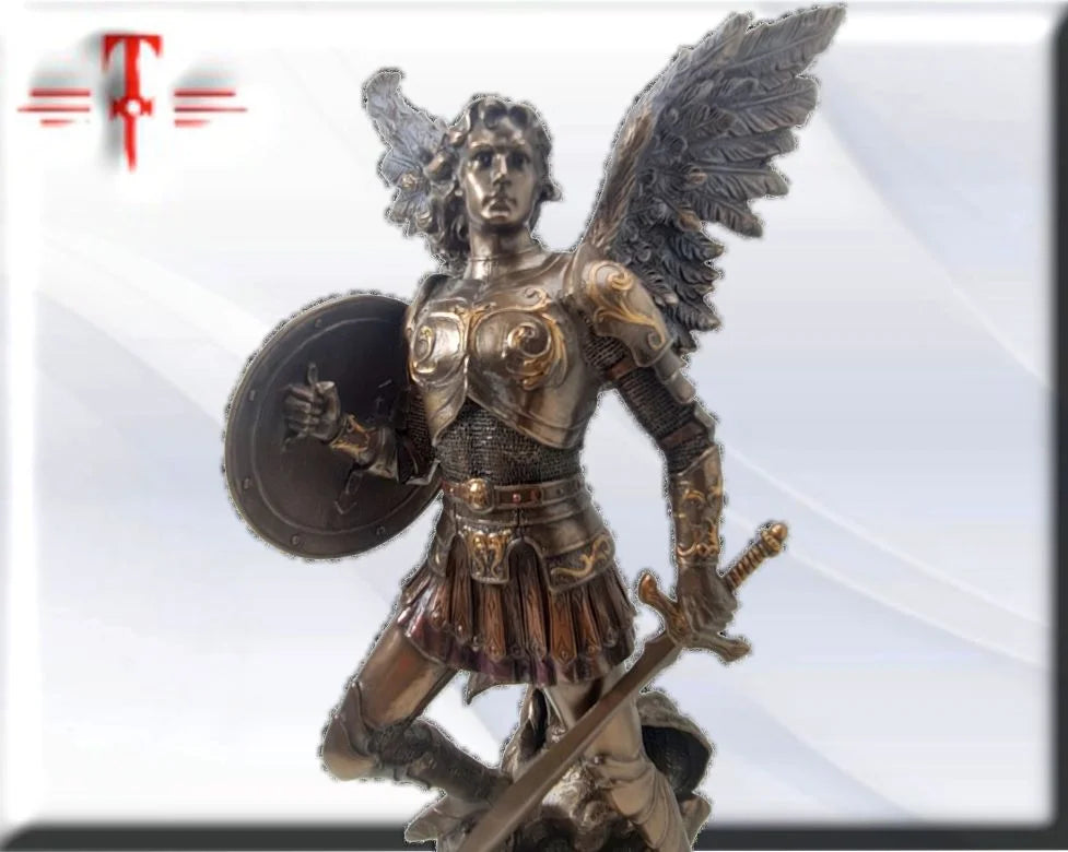 Statue des Gottes Dagda, mythologische Götter, esoterische und religiöse Gegenstände, handbemalt