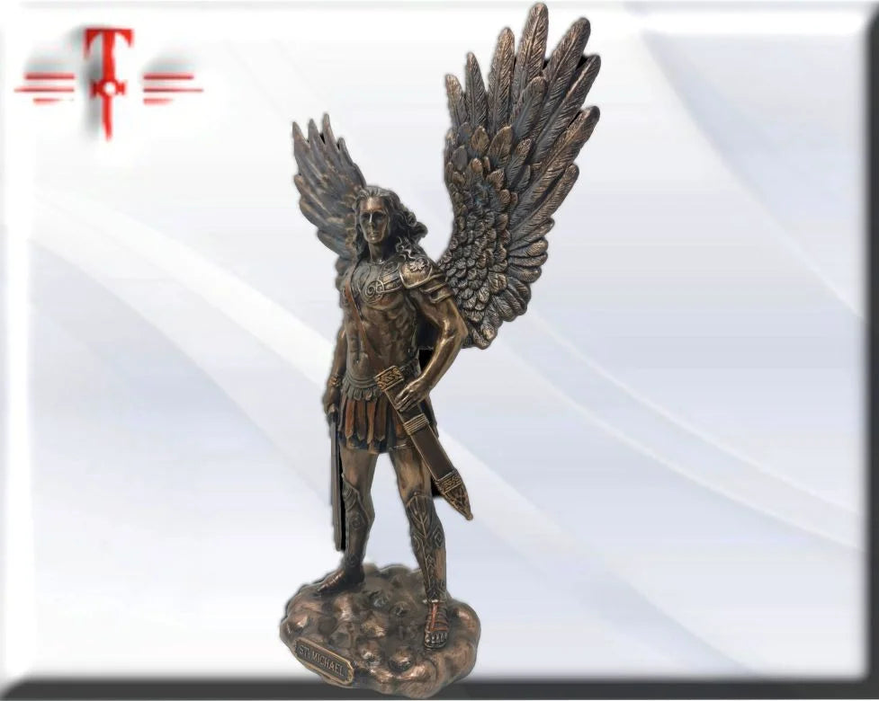 Statue des Gottes Dagda, mythologische Götter, esoterische und religiöse Gegenstände, handbemalt