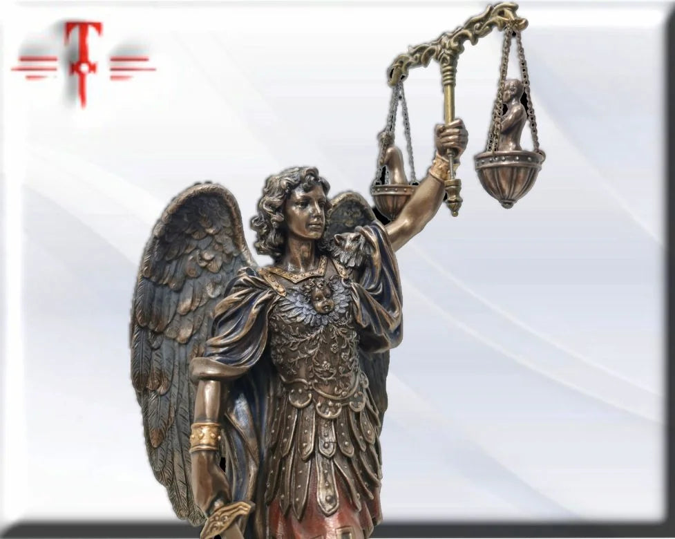 Statue des Gottes Dagda, mythologische Götter, esoterische und religiöse Gegenstände, handbemalt