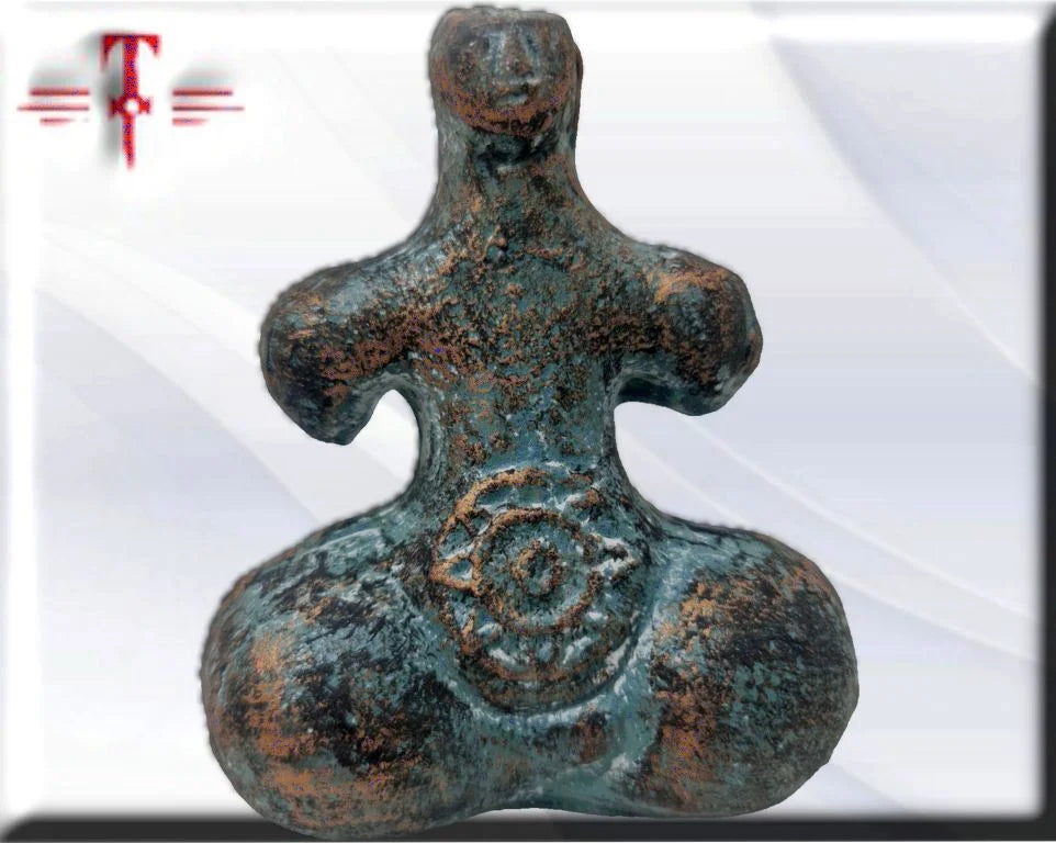 Statue des Gottes Dagda, mythologische Götter, esoterische und religiöse Gegenstände, handbemalt