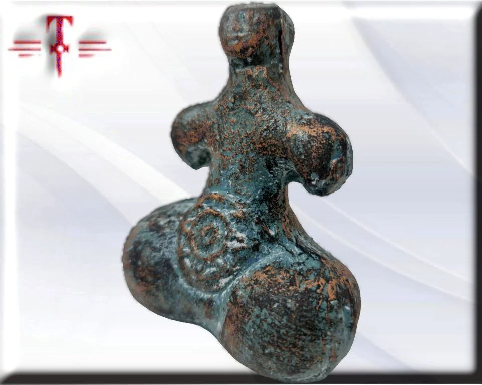 Statue des Gottes Dagda, mythologische Götter, esoterische und religiöse Gegenstände, handbemalt