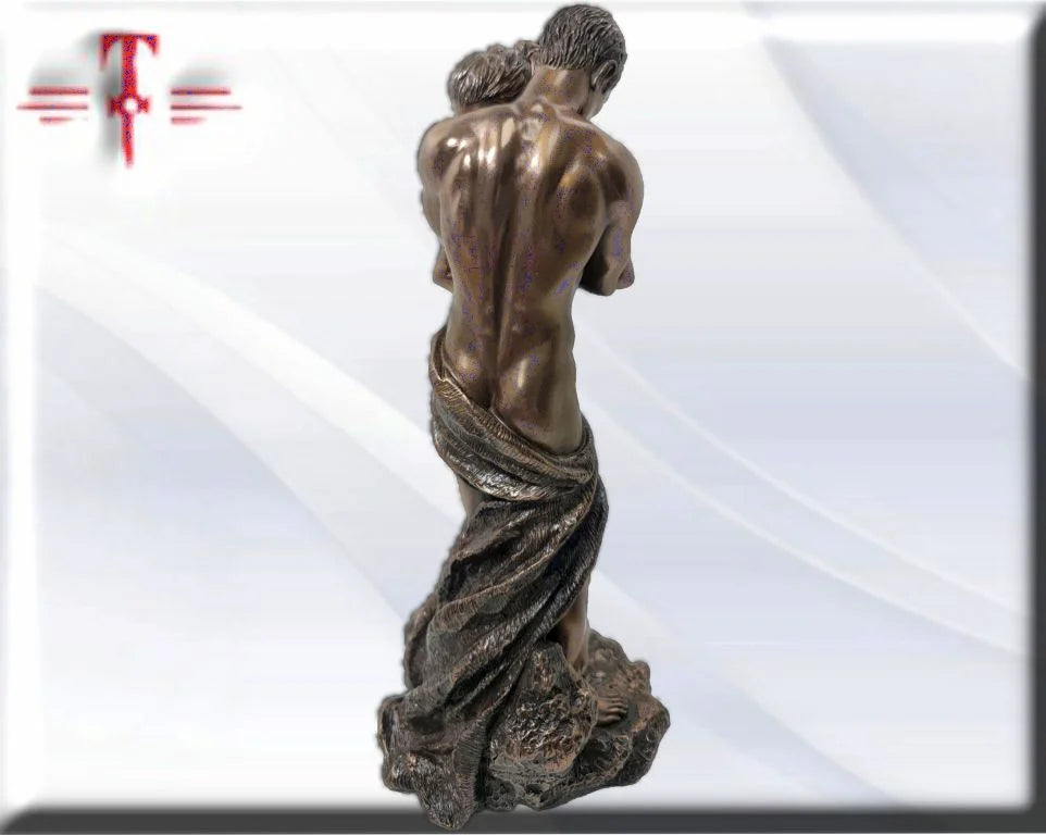 Statue des Gottes Dagda, mythologische Götter, esoterische und religiöse Gegenstände, handbemalt