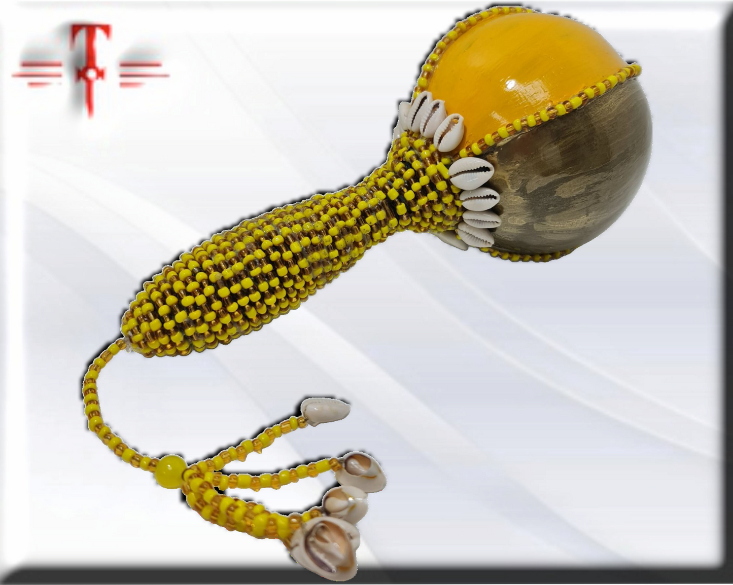 Maraca forrada para los orishas instrumentos de santeria