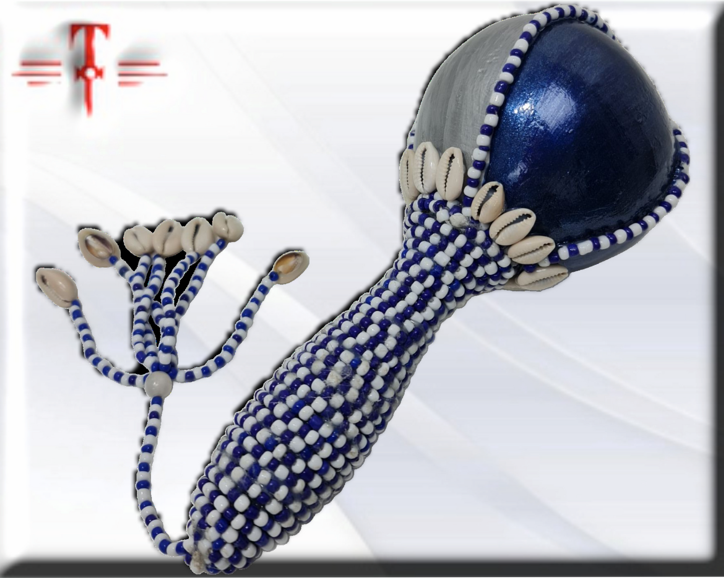 Maraca forrada para los orishas instrumentos de santeria