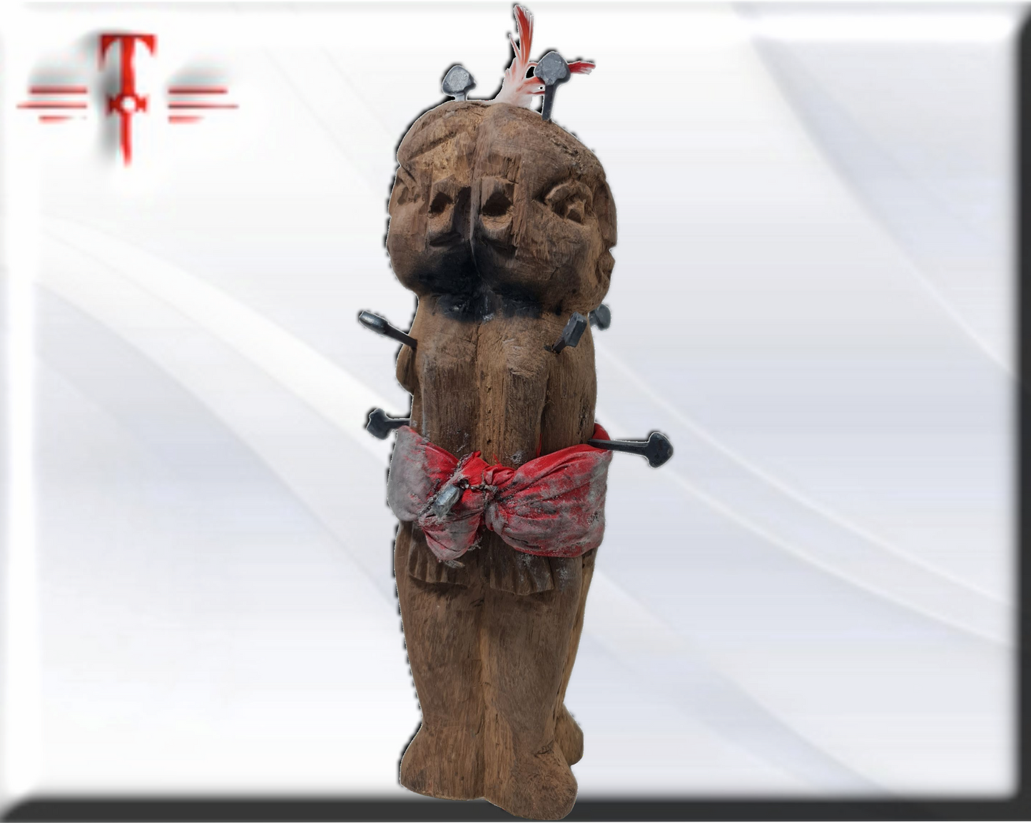 Fetiche africano, protección familiar, secretos del vudú africano. Original de África.