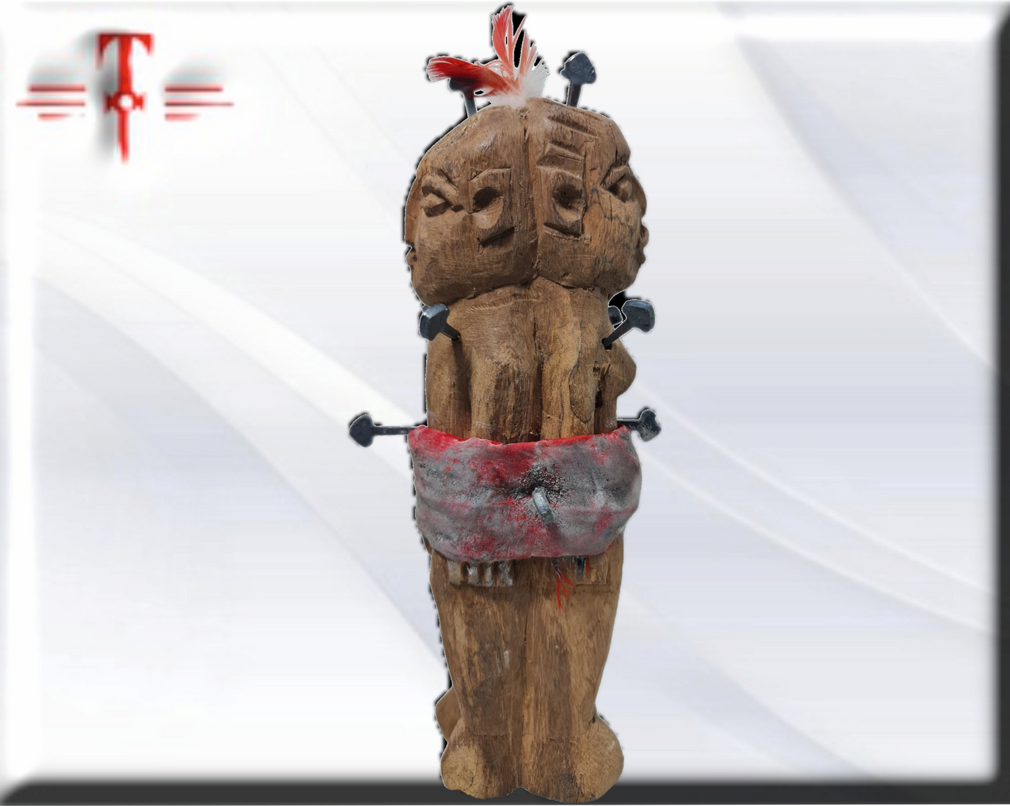 Fetiche africano, protección familiar, secretos del vudú africano. Original de África.