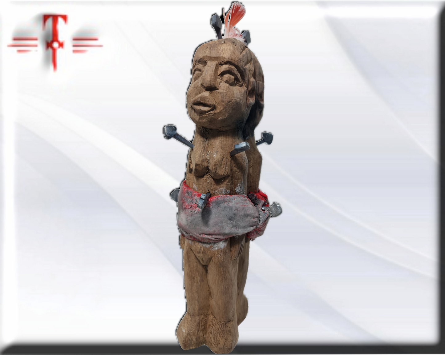 Fetiche africano, protección familiar, secretos del vudú africano. Original de África.