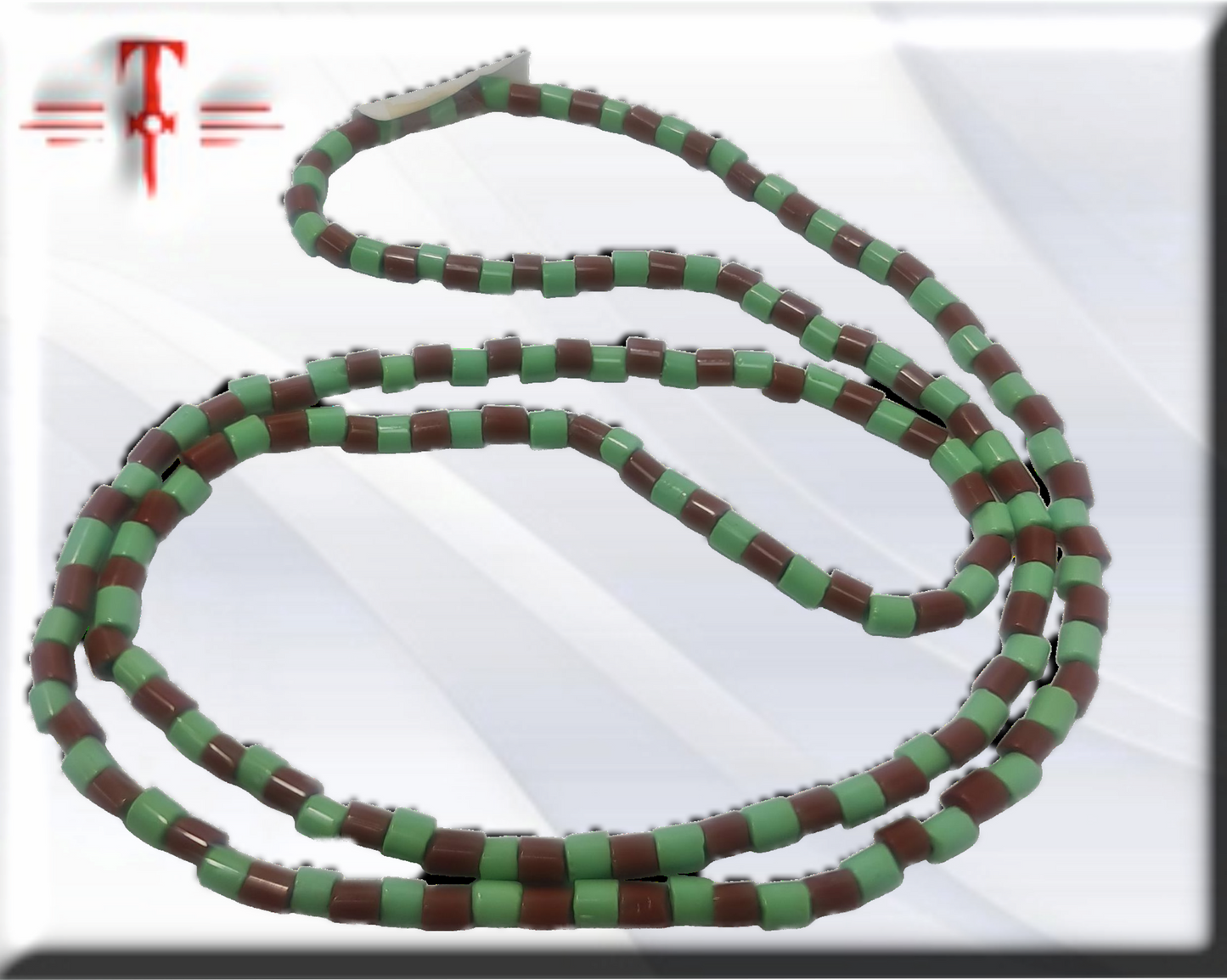 Collar nigeriano de 6 mm, Ifá ,Babalawo , Yoruba , Nigeria