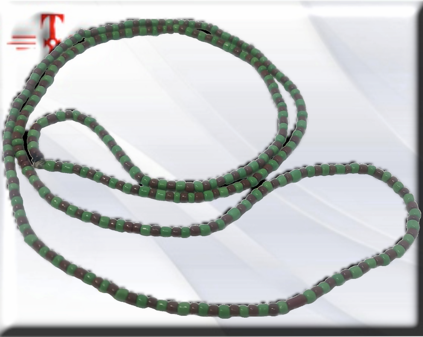 Collar nigeriano de 4 mm, Ifá ,Babalawo , Yoruba , Nigeria