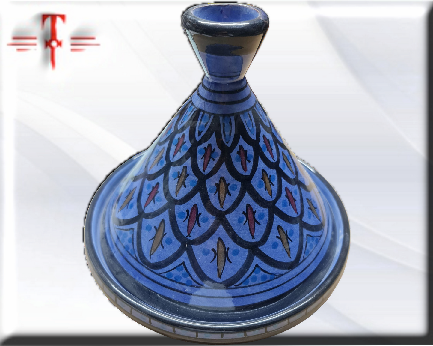 Tajin artesanal de 22cm Marruecos