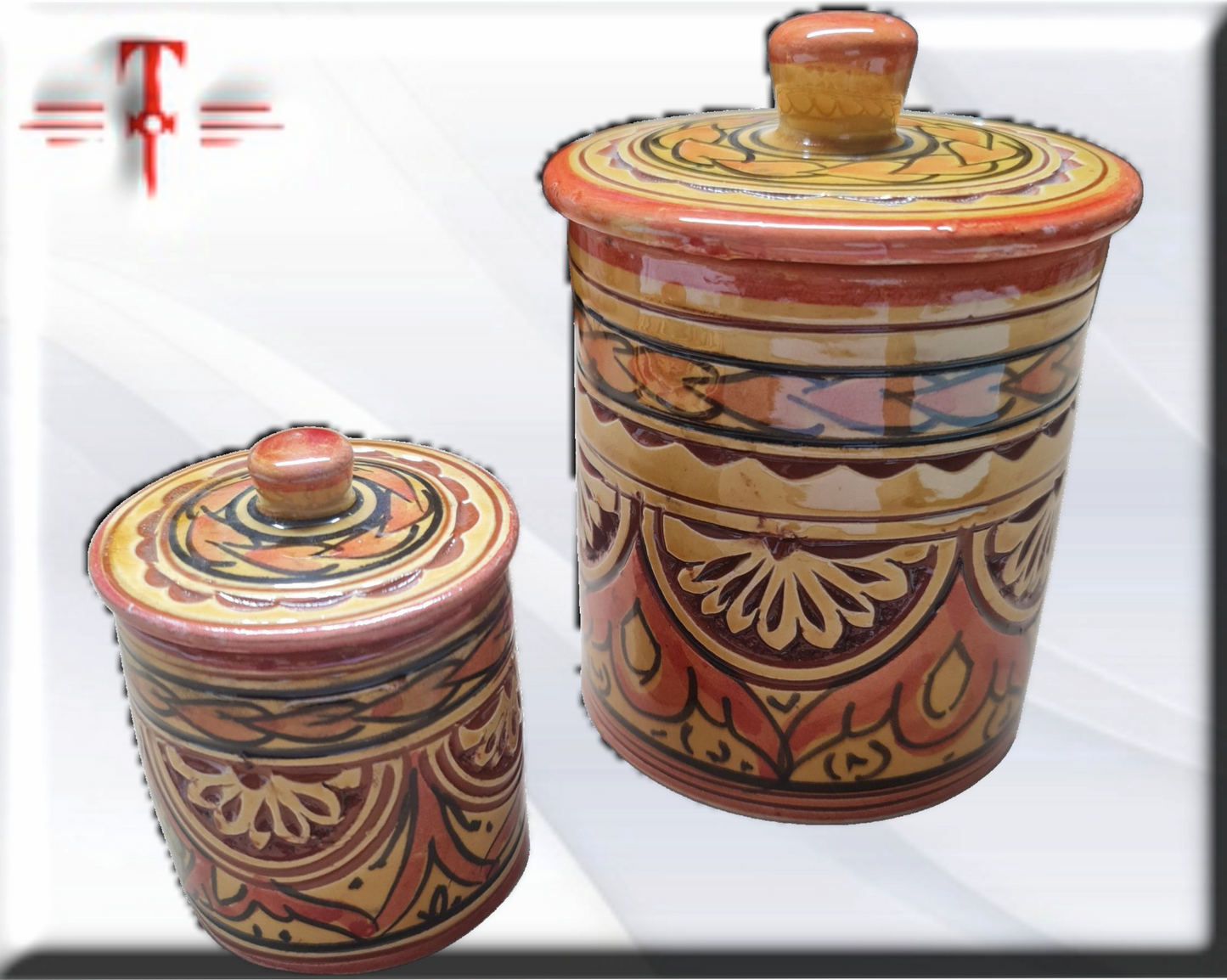 Pareja de tarros Orisha Oshun , productos de Santeria , articulos religiosos
