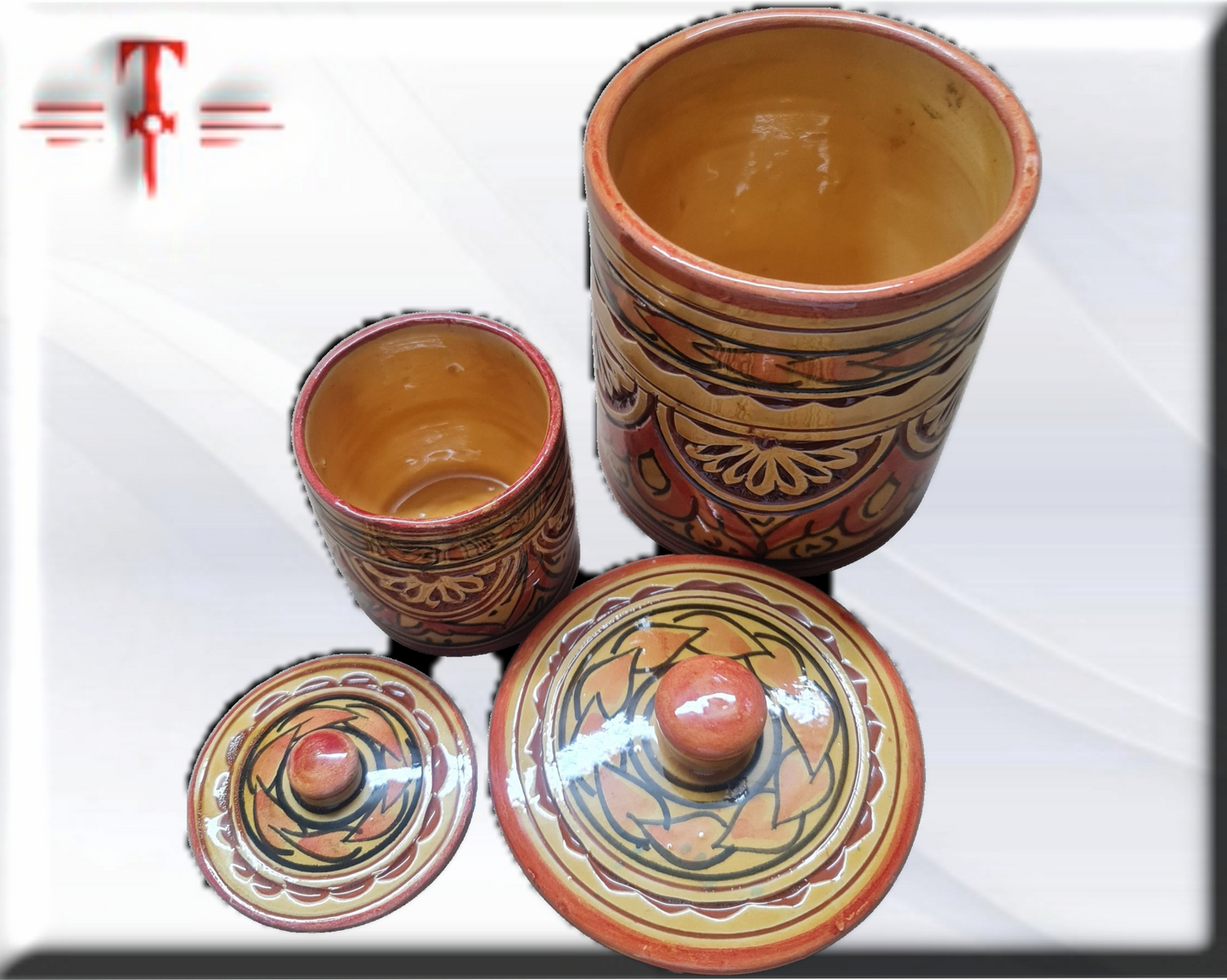 Pareja de tarros Orisha Oshun , productos de Santeria , articulos religiosos