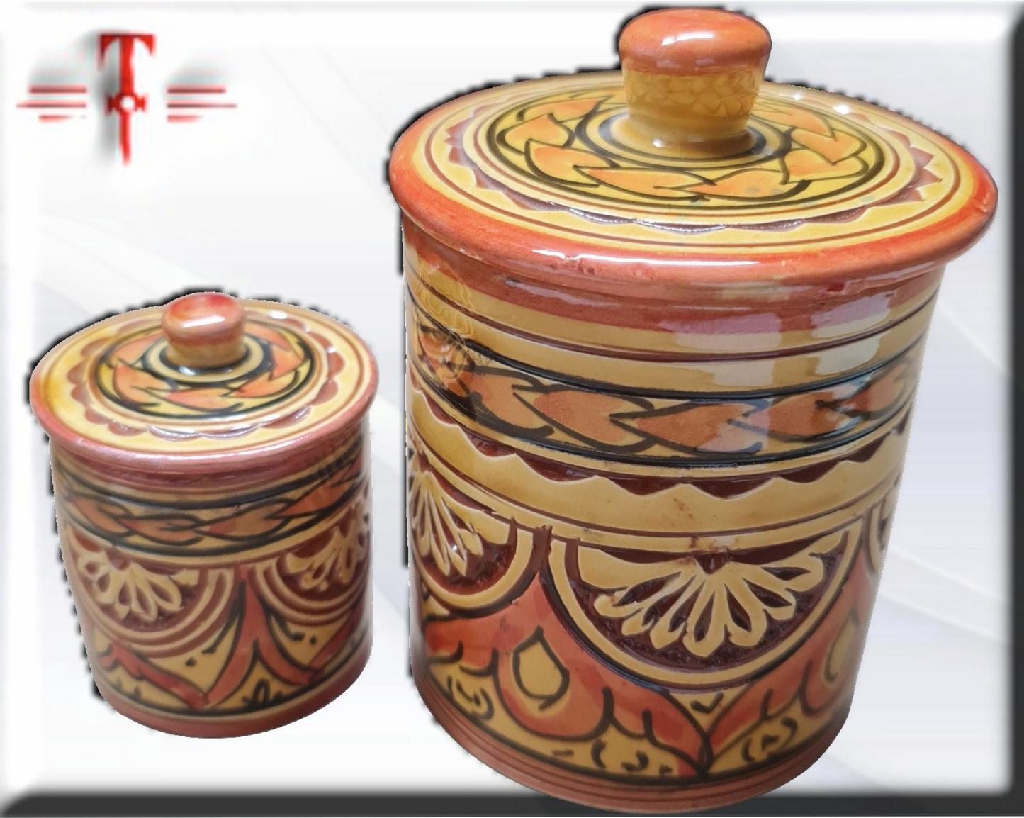 Pareja de tarros Orisha Oshun , productos de Santeria , articulos religiosos