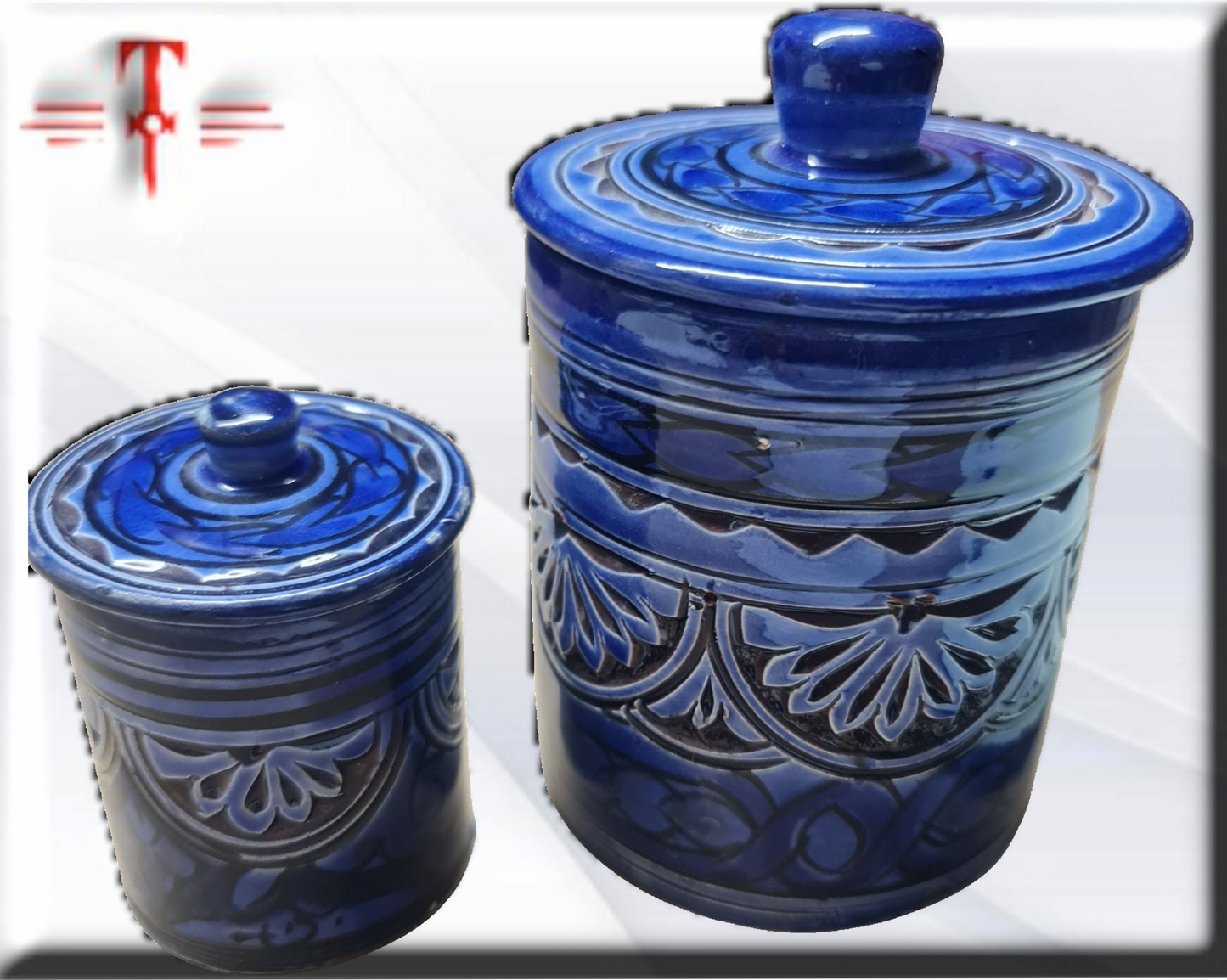 Pareja de tarros Orisha Yemaya , productos de Santeria , articulos religiosos
