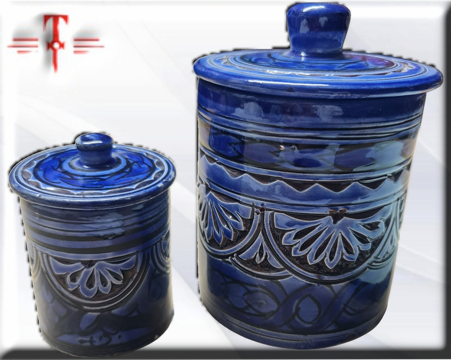 Pareja de tarros Orisha Yemaya , productos de Santeria , articulos religiosos