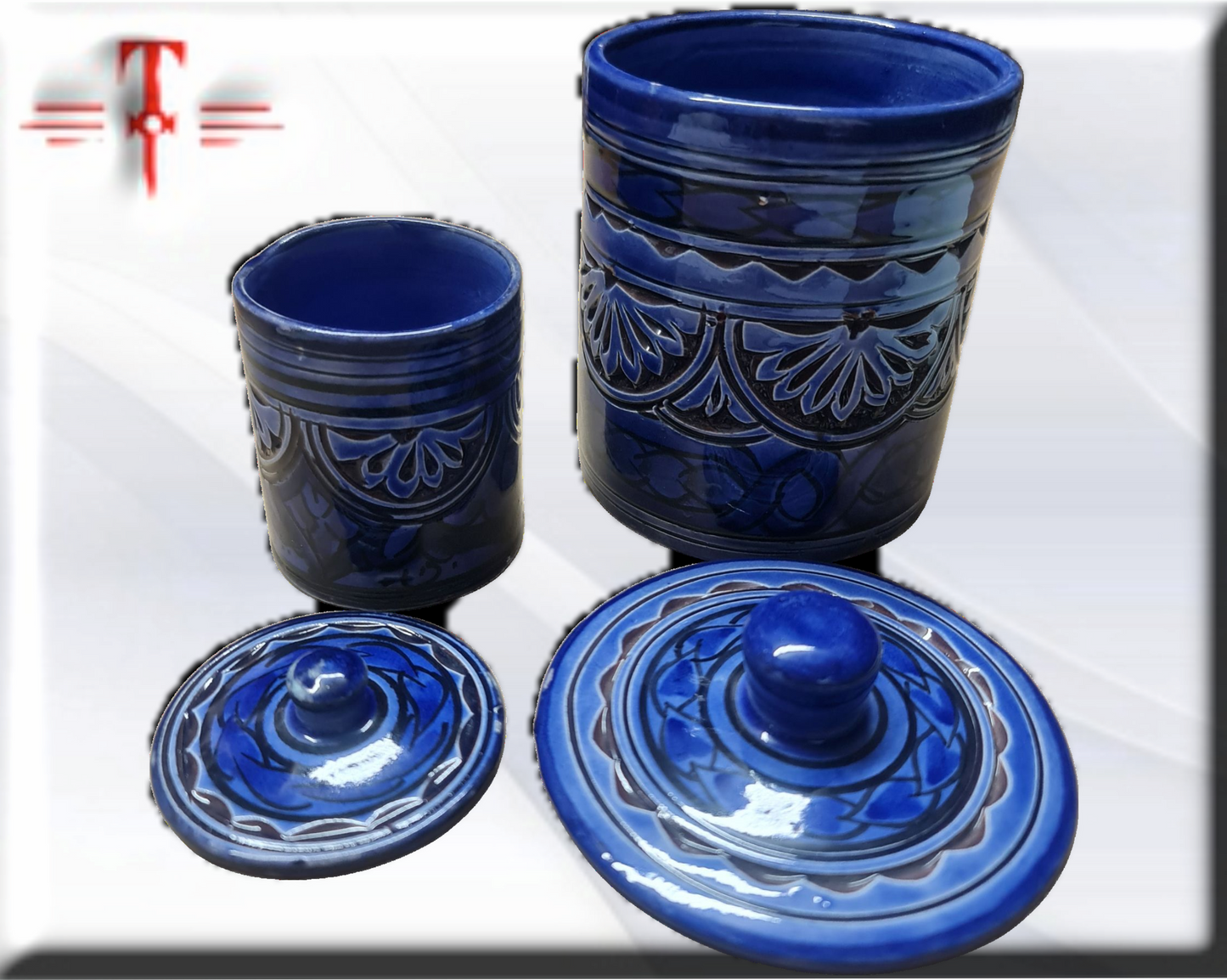 Pareja de tarros Orisha Yemaya , productos de Santeria , articulos religiosos