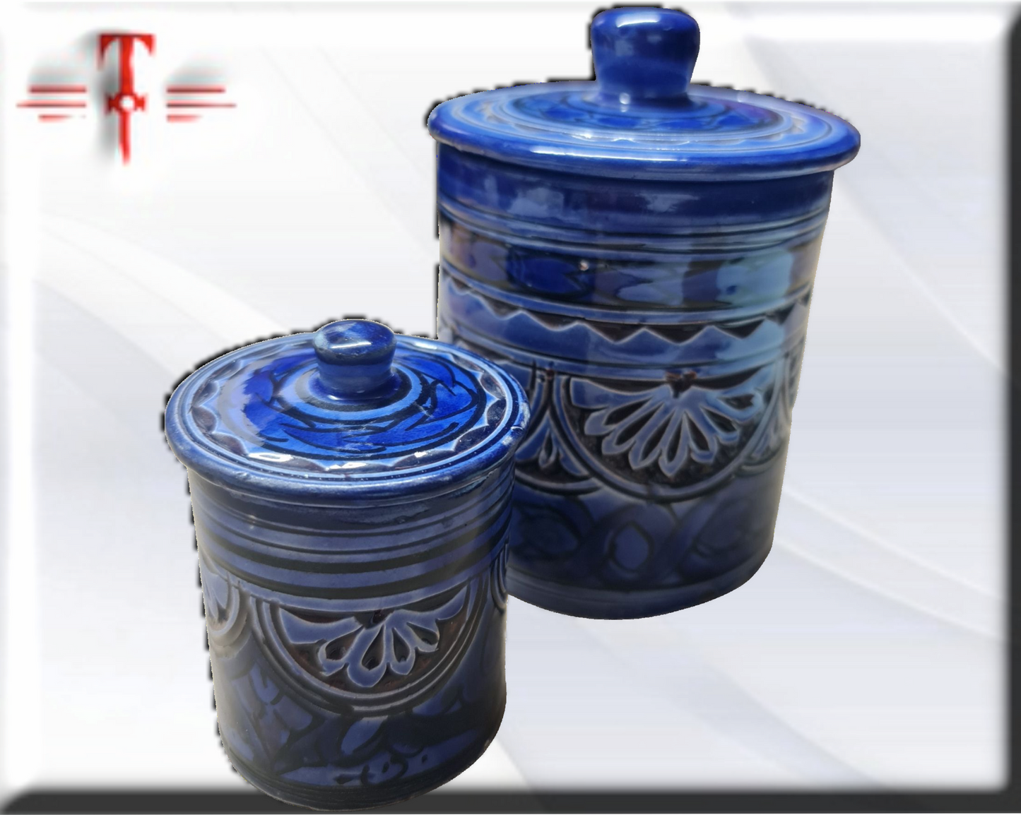 Pareja de tarros Orisha Yemaya , productos de Santeria , articulos religiosos