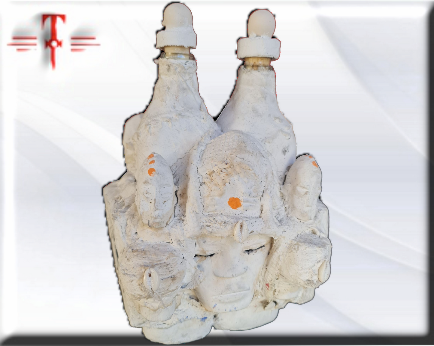 Vieja Botella Mágica Fetiche , proteccion y evolucion espiritual y economica , secretos del vodun