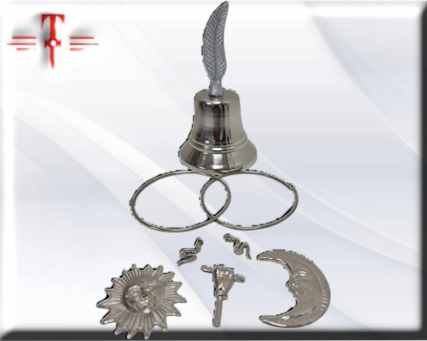 Herramientas Obatala con campana , Santería , productos religiosos