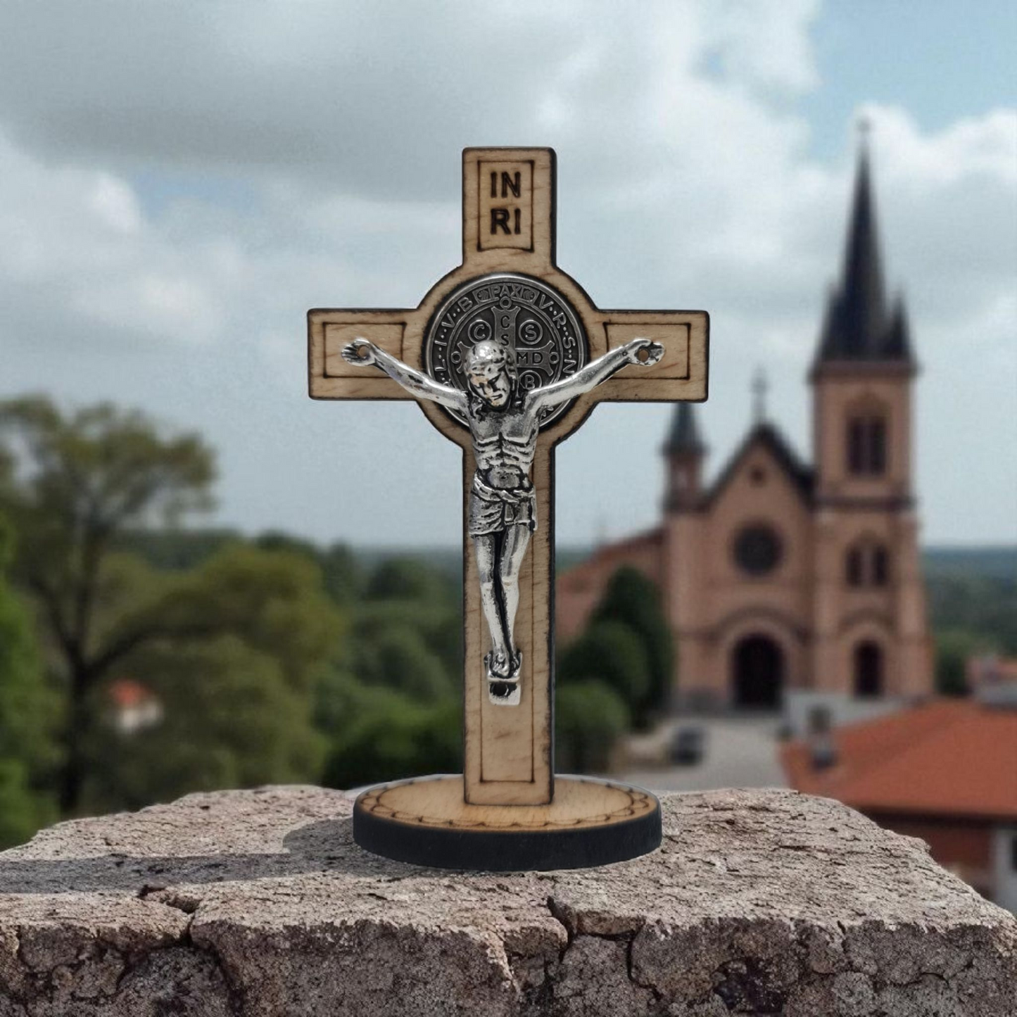 Cruz San Benito , Santos y Vírgenes católicos , productos Religiosos