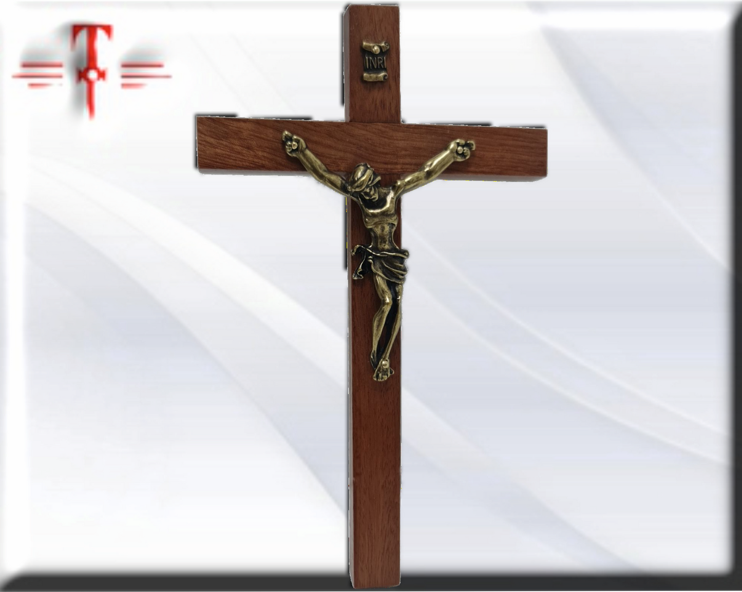 Crucifijo madera cedro con jesus , Santos y Vírgenes católicos , productos Religiosos