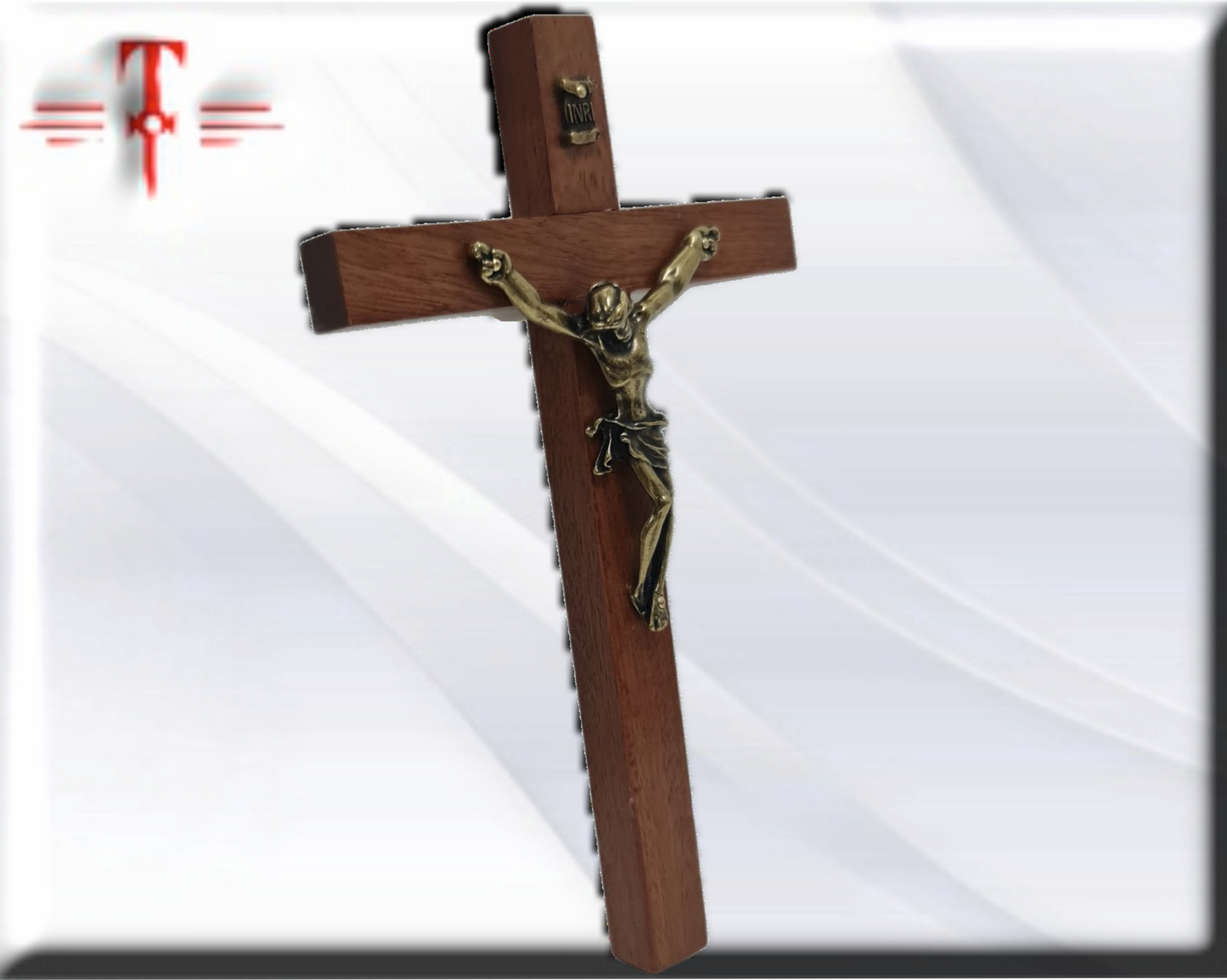Crucifijo madera cedro con jesus , Santos y Vírgenes católicos , productos Religiosos