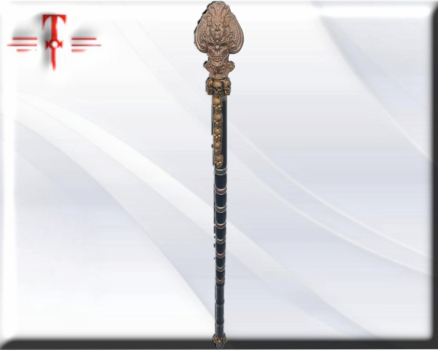 Bastón de carga Eggun , santería , Palo Mayombe , voodoo