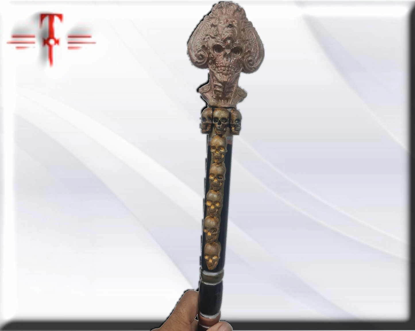 Bastón de carga Eggun , santería , Palo Mayombe , voodoo